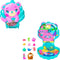 Polly Pocket Glittereiland - Compacte Speelfigurenset - 1 micro-zeemeerminpop en 11 accessoires