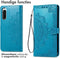 imoshion Hoesje Geschikt voor Sony Xperia 10 V Hoesje Met Pasjeshouder - imoshion Mandala Bookcase - Turquoise