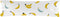 Kussensloop HappyFriday Aware Sweet banana Multicolour 45 x 125 cm