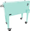 AXI Retro Cooler Mint - Koeler met wielen - 76L inhoud - Koelbox met aftapkraan