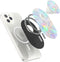 PopSockets PopGrip - Telefoonbutton en Standaard compatibel met een magnetische ring voor iPhone 12 en hoger - Opal