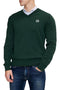 Mario Russo Pullover - Donkergroen - Maat XL - Italiaanse Schnitt - 85% Katoen Pullover