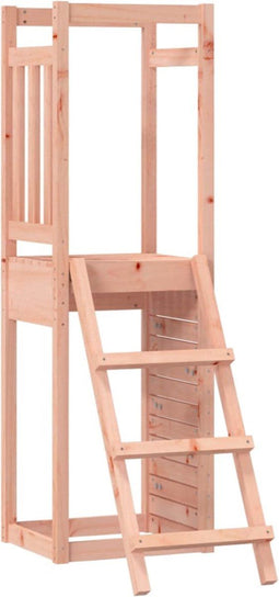 vidaXL Speeltoren met ladder en klimwand 53x46,5x169 cm douglashout