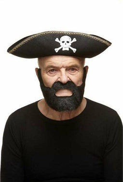 Valse baard My Other Me Zwart Één maat Vrachtwagen