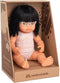 Miniland Babypop Aziatisch Meisje met Bril 38cm