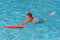 Pure2Improve Kickboard - Zwemplankje met handvaten - 32x49x4,5cm - Rood
