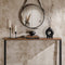 SoBuy FSB19-XL-N - Consoletafel - Smal Design Ruimtebesparend Hout/Metaal - Natuur/Zwart 120x20x80cm
