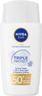 NIVEA SUN UV Face Specialist Triple Protect Ultralichte Zonnebrand Gezicht - SPF 50+ - Trekt Snel In - Drievoudige bescherming - Met Hyaluronzuur - 40 ml