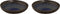 Palmer Bord diep Tama 22 cm Zwart Blauw Stoneware 2 stuks