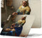 Lunso Geschikt voor MacBook Air 15 inch (2023-2025) cover hoes - case - Vermeer Melkmeisje