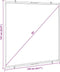 vidaXL - Projectiescherm - wandhangend - 72 - inch - 1:1