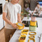 Guzzini - STORE&MORE - Set van 3 - DIEP - luchtdichte koelkast/vriezer/magnetron opbergdozen - Groen Geel Roze