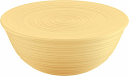 Guzzini Tierra Schaal met deksel XL mosterdgeel - 30cm