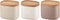 Guzzini Tierra Set 3 voorraaddozen S