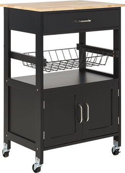 Keukentrolley LUGO Zwart
