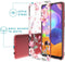 iMoshion Hoesje Geschikt voor Samsung Galaxy A31 Hoesje Siliconen - iMoshion Design hoesje - Roze / Transparant / Blossom Watercolor