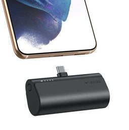 VEGER W0556 - Powerbank 5000 mAh - USB-C PD QC3.0 3A 20W - Zwart