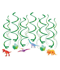 Bruna office - Swirl decorations dino