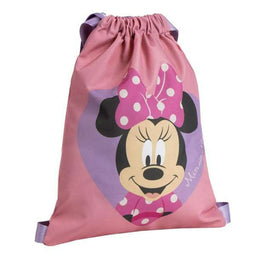 Rugtas met Koordjes Minnie Mouse Roze 27 x 33 cm