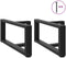 vidaXL - Salontafelpoten - 2 - st - T-vormig - 70x25x(30-31) - cm - staal - zwart