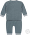 Dirkje Baby Jongens - 3-delige Kledingset - Biologisch katoen - Dusty green + navy