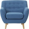 Fauteuil MOTALA Stof Blauw