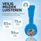 BuddyPhones Play+ - Draadloze koptelefoon - 20 uur batterijduur - Blauw