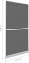 vidaXL - Hordeur - met - scharnieren - 120x240 - cm - wit