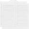 vidaXL - Draaideuren - louvre - design - 2 - paar - 100x100 - cm - wit