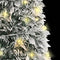 vidaXL - Kunstkerstboom - pop-up - met - sneeuw - 200 - LED's - 210 - cm