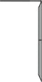 vidaXL - Inloopdouchewand - 90x195 - cm - transparant - gehard - glas