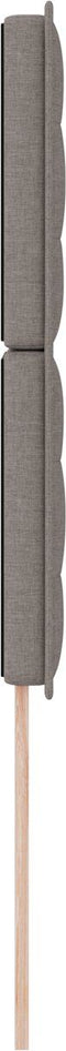 vidaXL - Hoofdbord - met - Lijnen - in - Taupe - - - 100 - cm - Stof