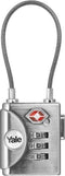 YALE TSA kabelslot - Programmeerbaar met 3 cijfers - Voor koffer en bagage