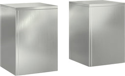 vidaXL - Buitenplantenstandaarden - Pilar - 2 - stuks - 24x24x35 - cm - Gegalvaniseerd - Staal