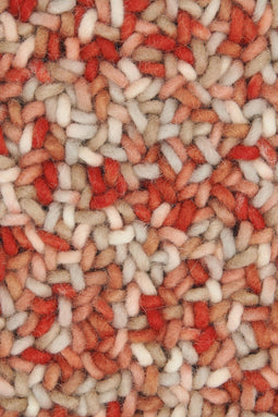 Brink en Campman - Arch 67002 Vloerkleed - 200x300 - Rechthoek - Structuur Tapijt - Modern - Rood, Roze