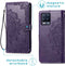 iMoshion Hoesje Geschikt voor Realme 8 Pro / Realme 8 Hoesje Met Pasjeshouder - iMoshion Mandala Bookcase - Paars