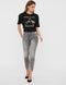 Noisy May NMKIMMY - Slim fit ankle jeans - Ritsdetails bij de enkels - Maat 25