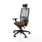 Bureaustoel Piqueras y Crespo 3D066G2 Donkerbruin