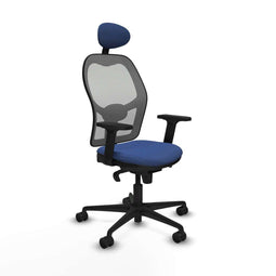 Piqueras y Crespo 2D036N1 - Bureaustoel - Hoofdsteun hoogteverstelbaar - Marineblauw
