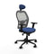 Piqueras y Crespo 2D036N1 - Bureaustoel - Hoofdsteun hoogteverstelbaar - Marineblauw