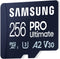 Samsung Pro Ultimate - microSD kaart 256GB - UHS-I tot 200/130 MB/s (1 stuk)