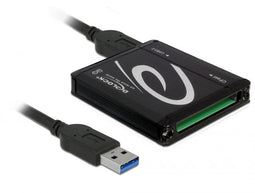 Delock USB 3.0 Card Reader - CFast 2.0 - USB 3.2 (Gen1, 5Gb/s) - Zwart