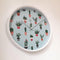 nXt - Stille Wandklok - 30 cm - Plastic - Groen - 'Cactus'