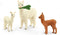 schleich WILD LIFE - Alpaca famillie - Speelfigurenset - Kinderspeelgoed voor Jongens en Meisjes - 3 tot 8 jaar - 42544