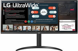 LG 34WP550 - Ultrawide Monitor - 34" 2560x1080 IPS 75Hz - Zwart