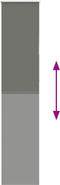 vidaXL - Rolgordijn - verduisterend - 40x210cm - stofbreedte - 35,7 - cm - polyester