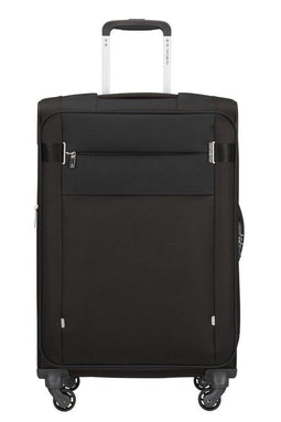 Samsonite Citybeat Spinner - Reiskoffer - Uitbreidbaar - 66 cm - Zwart
