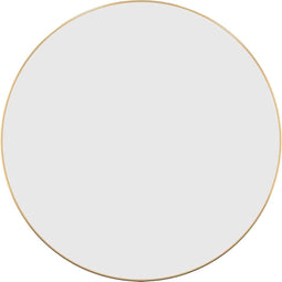 vidaXL - Wandspiegel - rond - Ø60 - cm - goudkleurig