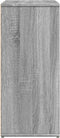 vidaXL - Dressoir - 60x31x70 - cm - bewerkt - hout - grijs - sonoma