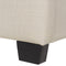 BELFORT - Tweepersoonsbed - Lichtbeige - 160 x 200 cm - Polyester